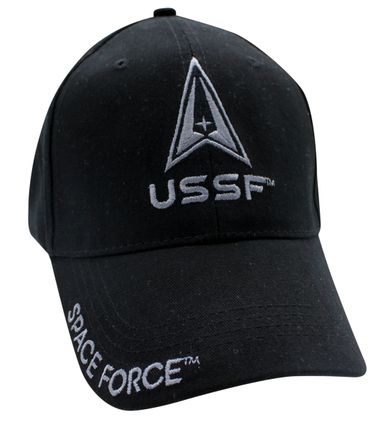U.S. Space Force Cap with Brim, Side, and Back Text