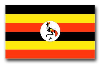 Uganda Flag Vinyl Transfer Decal
