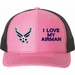 United States Air Force Hap Wings I Love My Airman Women's Cap