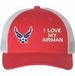 United States Air Force Hap Wings I Love My Airman Women's Cap