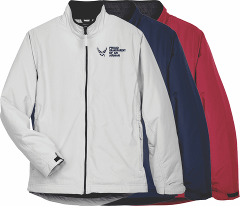 United States Air Force Hap Wings Proud GrandParent of an Airman Women's Devon & Jones Jacket