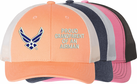 United States Air Force Hap Wings Proud GrandParent of an Airman Women's Cap