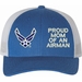 United States Air Force Hap Wings Proud Mom of an Airman Women's Cap