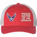 United States Air Force Hap Wings Proud Sister of an Airman Women's Cap