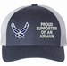 United States Air Force Hap Wings Proud Supporter of an Airman Women's Cap
