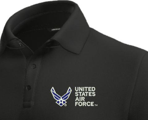 United States Air Force Moisture Wicking Polo