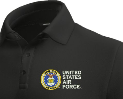 United States Air Force Moisture Wicking Polo