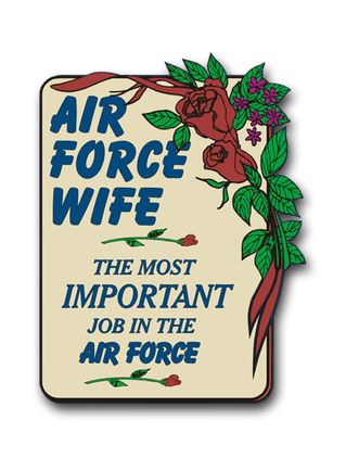 United States Air Force Wife Vinyl Transfer Decal