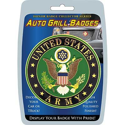 United States Army Automobile Grill Badge