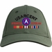 United States Army Central Afghanistan Veteran Embroidered Cap with Ribbons