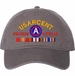 United States Army Central Afghanistan Veteran with Ribbons Unstructured Dad Cap