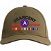 United States Army Central Iraq Veteran Embroidered Cap with Ribbons