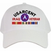 United States Army Central Iraq Veteran Embroidered Cap with Ribbons