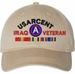 United States Army Central Iraq Veteran with Ribbons Unstructured Dad Cap