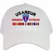 United States Army Europe Afghanistan Veteran Embroidered Cap with Ribbons
