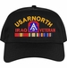 United States Army North Iraq Veteran Embroidered Cap with Ribbons