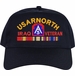 United States Army North Iraq Veteran Embroidered Cap with Ribbons