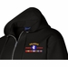 United States Army South Afghanistan Veteran with Ribbons Embroidered Zippered Hoodie