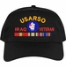 United States Army South Iraq Veteran Embroidered Cap with Ribbons