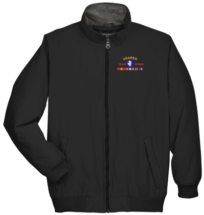 United States Army South Iraq Veteran with Ribbons Embroidered 3-Season Jacket