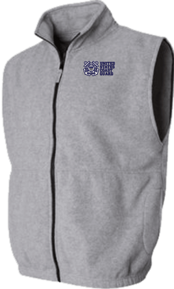 United States Coast Guard Full Zip Fleece Vest