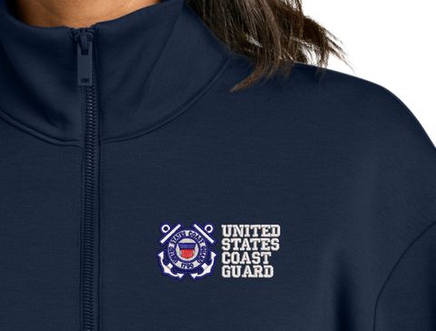 United States Coast Guard Women's Soft Spacer Quarter-Zip