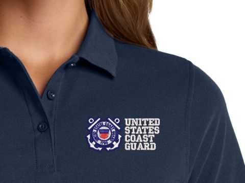 United States Coast Guard Women's Stain-Release Polo