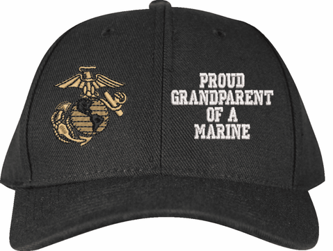 United States Marine Corps Eagle, Globe, & Anchor Proud GrandParent of a Marine Women's Cap