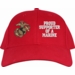 United States Marine Corps Eagle, Globe, & Anchor Proud Supporter of a Marine Women's Cap