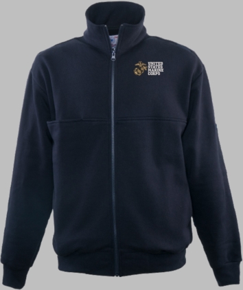 United States Marine Corps Game Sportswear Firefighters Full Zip Turtleneck