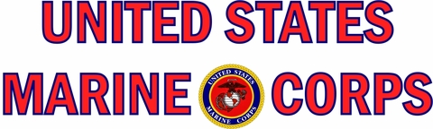 UNITED STATES MARINE CORPS MILITARY WINDOW STRIP