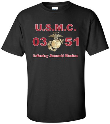United States Marine Corps MOS 0351 Infantry Assault Marine Apparel