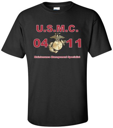 United States Marine Corps MOS 0411MaintenanceManagement Specialist Apparel