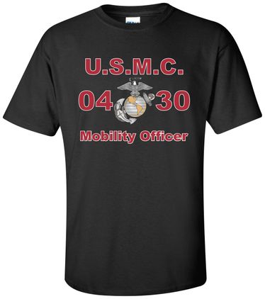 United States Marine Corps MOS 0430 Mobility Officer Apparel