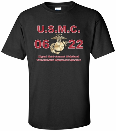 United States Marine Corps MOS 0622DigitalMulti-channelWideBandTransmission Equipment Operator Apparel