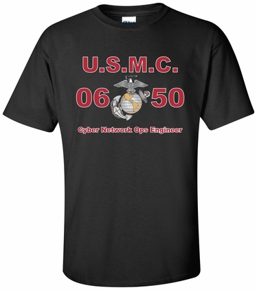 United States Marine Corps MOS 0650 Cyber Network Ops Engineer Apparel