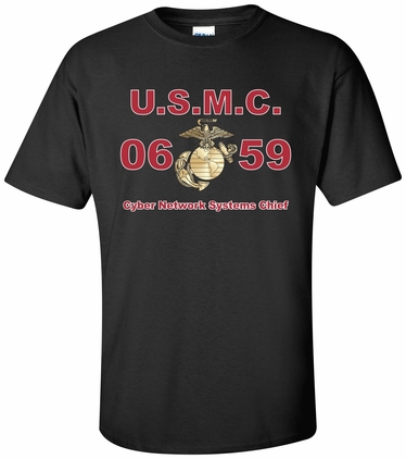 United States Marine Corps MOS 0659 Cyber Network Systems Chief Apparel