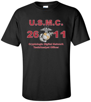 United States Marine Corps MOS 2611CryptologicDigital Network Operator/Analyst Apparel