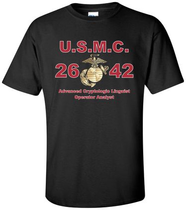 United States Marine Corps MOS 2642 Advanced Cryptologic Linguist Operator Analyst Apparel