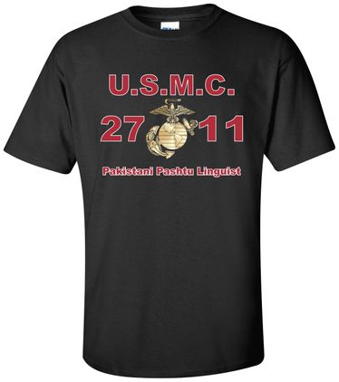 United States Marine Corps MOS 2711Pakistani Pashtu Linguist Apparel