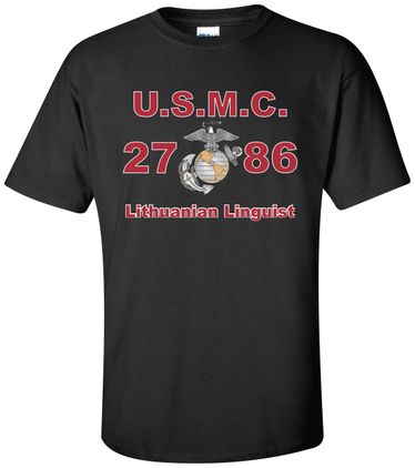 United States Marine Corps MOS 2786Lithuanian Linguist Apparel
