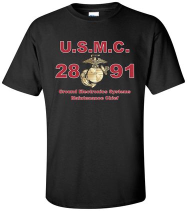 United States Marine Corps MOS 2891 GroundElectronicsSystems Maintenance Chief Apparel