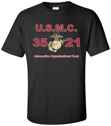 United States Marine Corps MOS 3521Automotive Organizational Tech Apparel
