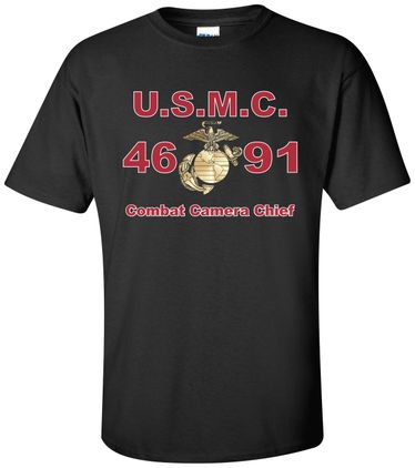 United States Marine Corps MOS 4691 Combat Camera Chief Apparel
