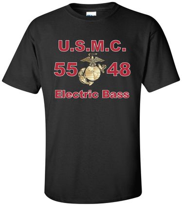 United States Marine Corps MOS 5548Electric Bass Apparel