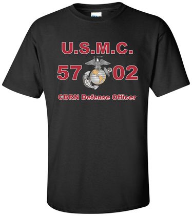 United States Marine Corps MOS 5702 CBRN Defense Officer Apparel