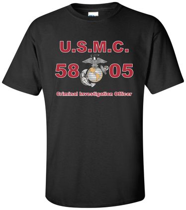 United States Marine Corps MOS 5805 Criminal Investigation Officer Apparel