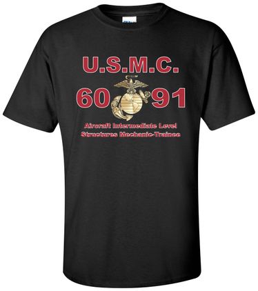 United States Marine Corps MOS 6091 Aircraft Intermediate Level Structures Mechanic-Trainee Apparel