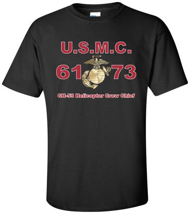 United States Marine Corps MOS 6173 CH-53 Helicopter Crew Chief Apparel