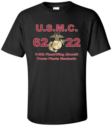 United States Marine Corps MOS 6222 F-402 Fixed-Wing Aircraft Power Plants Mechanic Apparel
